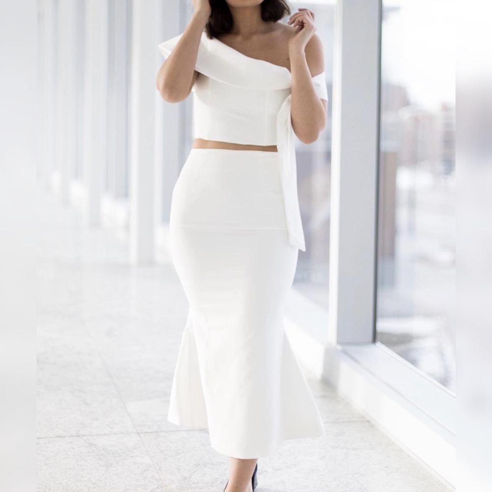 Delphine The Label | Mermaid Skirt | Sz 4, Creme